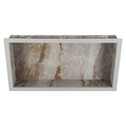 Nicho Em Porcelanato Para Banheiro Porta Shampoo - Pietra