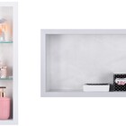 Nicho Em Porcelanato Polido Para Banheiro E Nicho Com Pratele