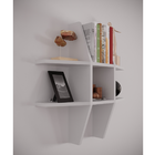 Nicho Escritório Hashtag Branco Sala Decorativa Livros Mdf Tx