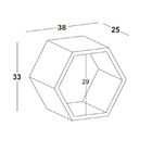 Nicho Favo Branco E Rosa New