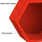 Nicho Favo Em Mdf Laqueado - Vermelho