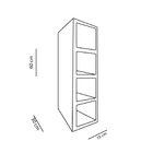 Nicho Garrafeiro Preto Em Mdf