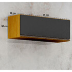 Nicho Geladeira Lara 1 Porta Basculante