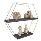 Nicho Hex Estilo 45X10X40Cm Pt/Dr Cx/4