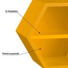 Nicho Hexagonal 1 Prateleira Favo  Diversas Cores