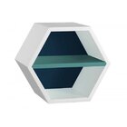 Nicho Hexagonal 1 Prateleira Favo  Diversas Cores