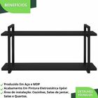 Nicho Industrial De Parede Para Cozinha 60cm Pp U.gnd