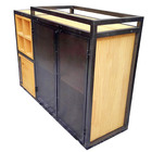 Nicho Industrial Linha Tetris - Ferro E Madeira – Modelo 09