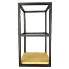 Nicho Industrial Linha Tetris - Ferro E Madeira – Modelo 11