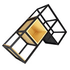 Nicho Industrial Linha Tetris - Ferro E Madeira – Modelo 12