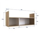 Nicho Infantil De Parede Cubo E Livreiro Linha Favo De Mel  I