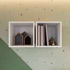 Nicho Infantil Favo De Mel Branco 30 Cm