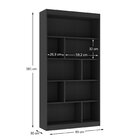 Nicho Infantil Organizador 4 Prateleiras Olivia Espresso Móve