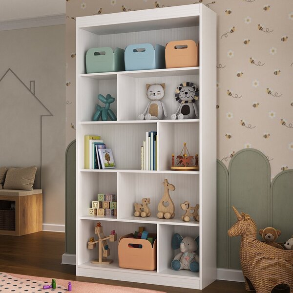 Nicho Infantil Organizador 4 Prateleiras Olivia Espresso Móve