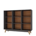 Nicho Infantil Organizar 9 Nichos Amelia Espresso Móveis Graf