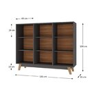 Nicho Infantil Organizar 9 Nichos Amelia Espresso Móveis Graf