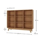 Nicho Infantil Organizar 9 Nichos Amelia Espresso Móveis Nogal