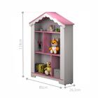 Nicho Infantil Para Brinquedo Branco Rosa