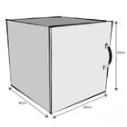 Nicho Infantil Tolix Com 1 Porta Bramov Móveis Vermelho