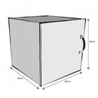 Nicho Infantil Tolix Com 1 Porta Kitcubos Preto