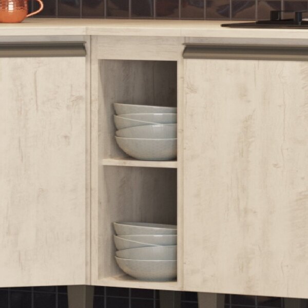 Nicho Inferior 69,5x20x54cm Greta  Móveis Crema