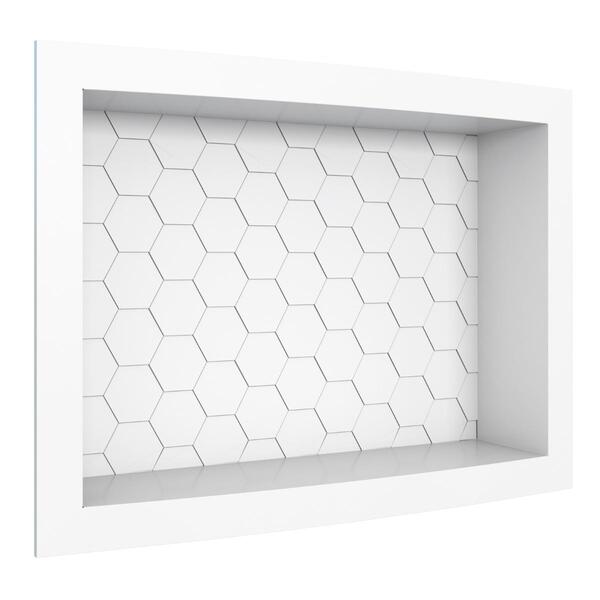 Nicho Injetado Em Plástico 40x27 Jussara Branco