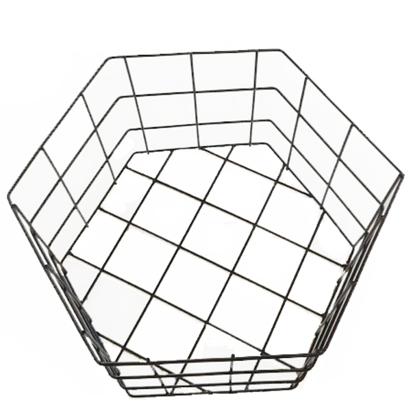 Nicho 30x36x20cm Metal Preto Hexágono Line Zamar | Leroy Merlin