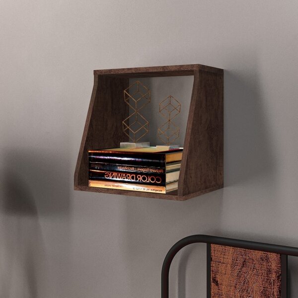 Nicho Livreiro Modelo 2 Flow Yescasa Canela Rústico