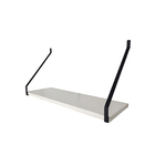 Nicho Mdf Prateleira 50cm + Suporte Mão Francesa Quarto Sala