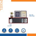 Nicho Mdp Com Porta Deslizante Pixel Preto/vermelho