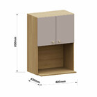 Nicho Micro-ondas 60cm Elegance Luciane Móveis