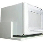 Nicho Microondas Prateleira Branco Mdf 58x15x37