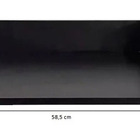 Nicho Microondas Prateleira Preto Mdf 58x15x37