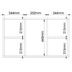 Nicho Modulado Infinity  Macadâmia