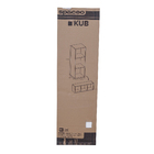 Nicho Modular 104,1x35,9x30cm Madeira Branco Spaceo KUB