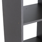 Nicho Modular 104,1x35,9x30cm Madeira Grafite Spaceo KUB