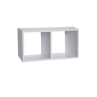 Nicho Organizacional Duplo 30x15x20cm Em Mdf - Branco