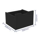 Nicho Organizador 03 Gavetas Com Rodizio Qmovi