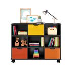 Nicho Organizador 3 Gavetas Com Rodízios Qmovi Preto Colorido