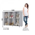 Nicho Organizador 3x2 Aquarela  Branco