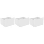 Nicho Organizador 6 Gavetas  Branco/preto