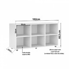 Nicho Organizador 6 Nichos Branco - Movelbras