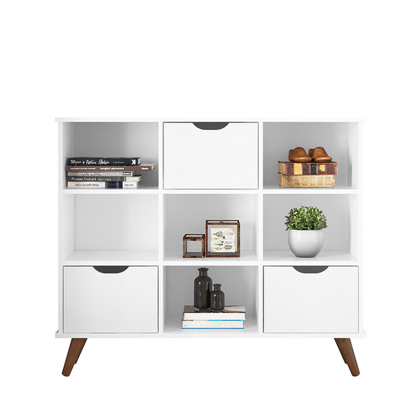 Nicho Organizador Branco 3 Gavetas Brancas Retrô - Montanaris