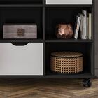 Nicho Organizador C/ 3 Gavetas Com Rodízio Roterdã Q01 - Amar