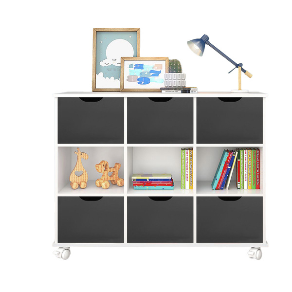 Nicho Organizador C/ 6 Gavetas Com Rodízio Roterdã Q01 - Bran