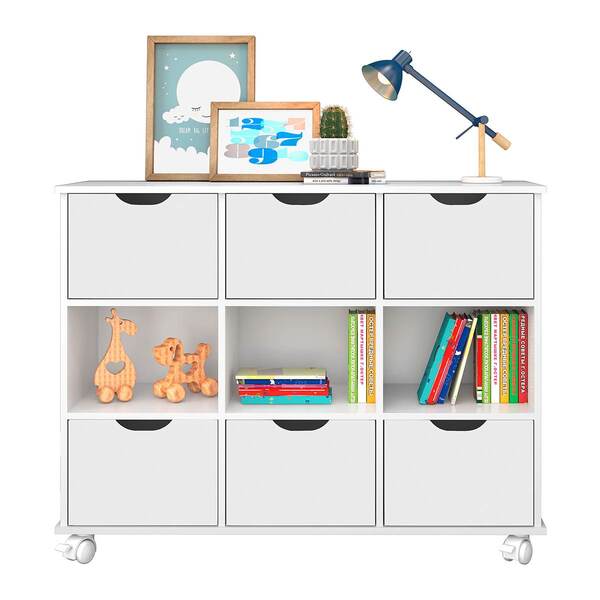 Nicho Organizador C/ 6 Gavetas Com Rodízio Roterdã Q01 - Bran