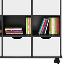 Nicho Organizador C/ 6 Gavetas Com Rodízio Roterdã Q01 - Pret