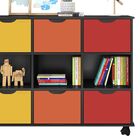 Nicho Organizador C/ 6 Gavetas Com Rodízio Roterdã Q01 - Pret