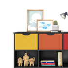 Nicho Organizador C/ 6 Gavetas Com Rodízio Roterdã Q01 - Pret