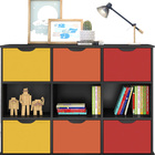 Nicho Organizador C/ 6 Gavetas Com Rodízio Roterdã Q01 - Pret